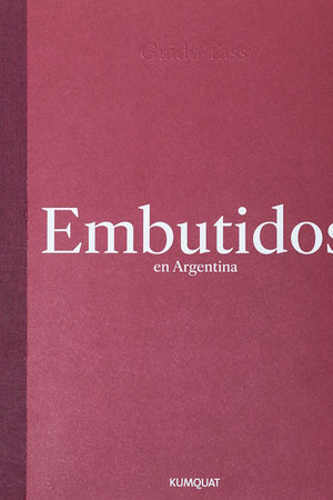 Book cover; Embutidos en Argentina