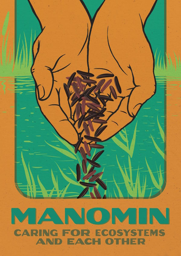 Book Cover: Manomin: Caring for Ecosystems and Each Other